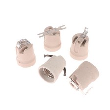 1 Piece E27 Ceramic Lamp Base Holder Accessory Fixing Bracket Screw Cap