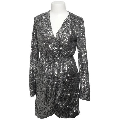 LVCILIA, Cocktailkleid, Größe: S/M, Silber/Schwarz, Elasthan/Polyester #EDI
