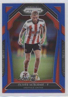 2020 Panini Prizm Premier League Blue 15/199 Oliver McBurnie #27 Rookie RC 0th9