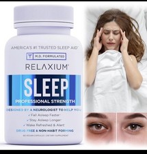 Relaxium Sleep - Fall Asleep Faster, Wake Refreshed - L-Tryptophan, Magnesium