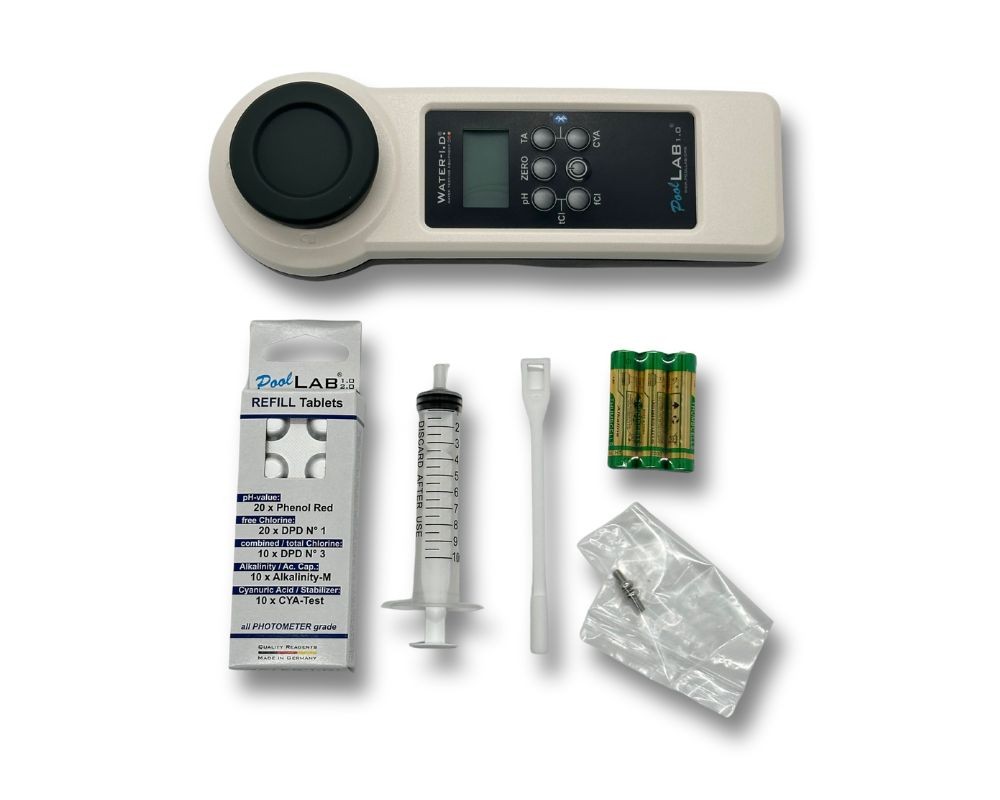 Probador electrónico de piscina PoolLab 1.0 medidor pH cloro piscina