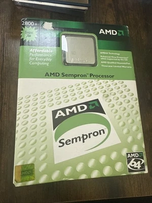 Procesador RZ AMD Sempron 2800+ 1,6 GHz (SDA2800BXBOX) NUEVO EN CAJA Foto 1 de 4