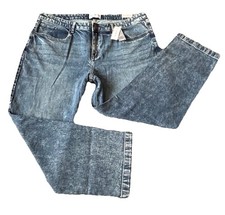 Lane Bryant Mid Rise Slim Straight Ankle Blue Jean Women  s Plus Sz 18 New 89.95