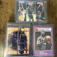 Shaquille SHAQ O’Neal (3) Vintage Lot 1993 NBA Upper Deck + Sports Illustrated