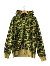 A BATHING APE Zip Up Hoodie XXL Cotton Multicolor Camouflage 001ZPH801014M 724