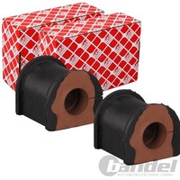 2X febi 28Mm Stabilager Hinten Passend FüR Links+Rechts