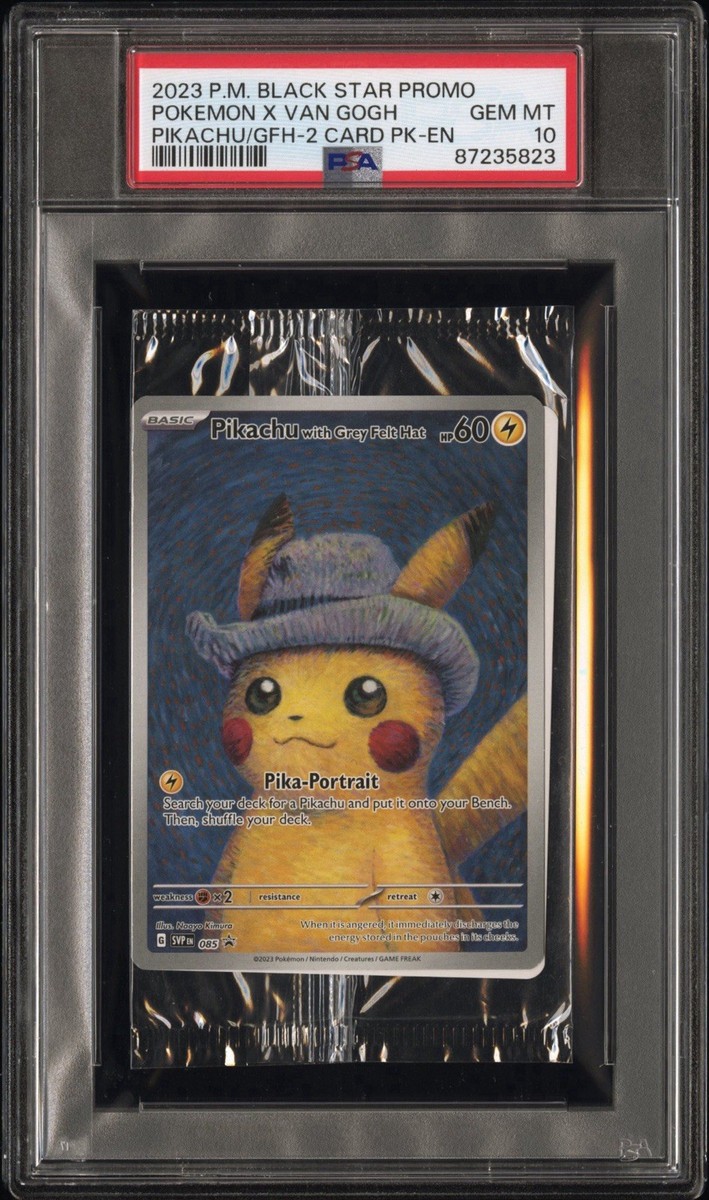 🎨⚡ PSA 10 | Pikachu Van Gogh Promo | Black Star Promo Cello Pack