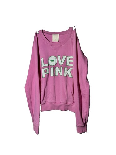 Vintage y2K Victoria's Secret Pink Crewneck Sweatshirt