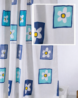 Textil Duschvorhang /Beschwerungsband 180X200 (CN3501)
