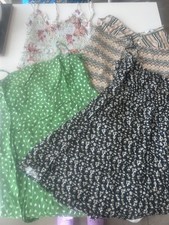 Bundle Of 4 Cute Summer Mini Dresses Sizes 8-10 Kookai,Zara,motel & Chic
