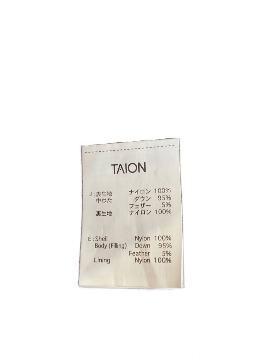 TAION◆Down jacket/Polyester/Bordeaux - image 4