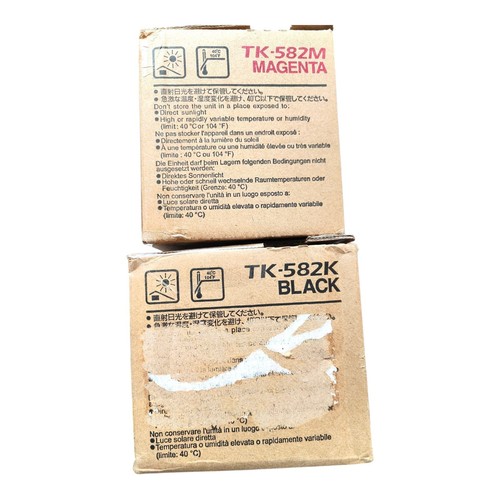 KYOCERA TK-582 K/M Black & Magenta, FS-C5150DN, ECOSYS P6021cdn New Open Box - 第 9/13 張圖片