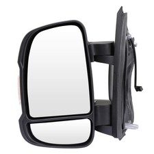 Driver Side Mirror Manual Turn Signal for Ram ProMaster 3500 2014-2019 Black