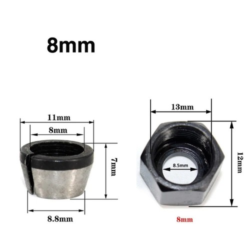 Heat Treated Split Bushing Converters for Engraving Trimming Machine Pack of 5 - Picture 4 of 12