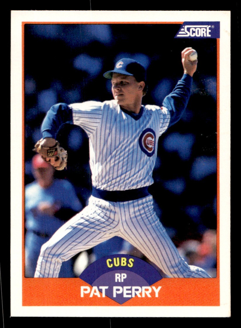 1989 Score - Pat Perry Baseball card Chicago Cubs Raw Trading Card