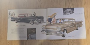 1958 Oldsmobile Dealer Advertisement Rare Large Version 14"