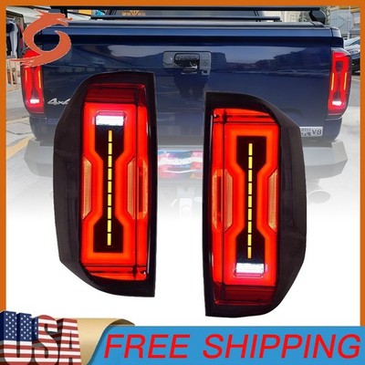 Black Smoke LED DRL Tail Lights PAIR For 2014 2021 Toyota Tundra Rear black-smoke-led-drl-tail-lights-pair-for-2014-2021-toyota-tundra-rear