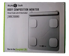 Run Star Body Composition Monitor Smart Scale with 8 Electrodes Model - FG2202WB