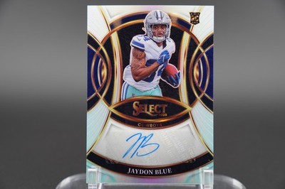 Panini Select Rookie Prizm Autograph Jaydon Blue #RSI-JBE Cowboys 2025