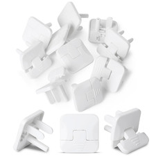 Bates- Outlet Covers Child Proof, 10 Pack, White, 3 Prong Outlet Covers