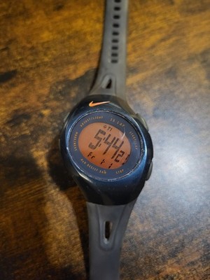 Nike Triax Ballistic Men 241619 15 Lap Black Sport 38MM Quartz