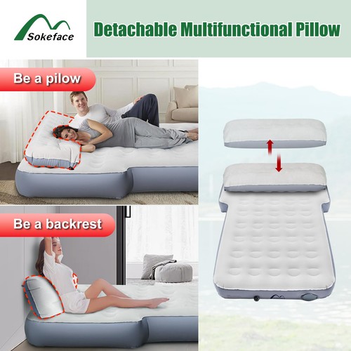SUV Air Mattress with Wireless Pump | 10 in Heavy Duty for Jeep Wrangler 4 Door - Picture 4 of 6