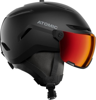 Atomic Savor Visor Stereo Snow Helmet, Black, X-Large