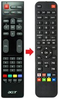 Fernbedienung Passend FüR Acer AT2326-DL | AT2326-ML | AT2326D