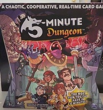 5 Minute Dungeon Strategy Card Game Complete Spin Master Games Like New