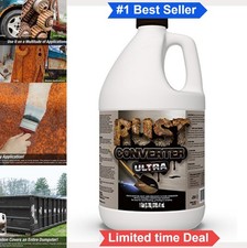 Rust Converter Spray 1 Gallon Liquid Oil Metal Wood Outdoor 500 Sq Ft Coverage