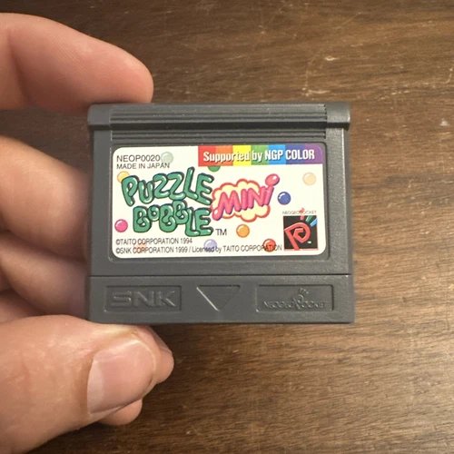 Puzzle Bobble Mini - Neo Geo Pocket Color - Tested - Authentic