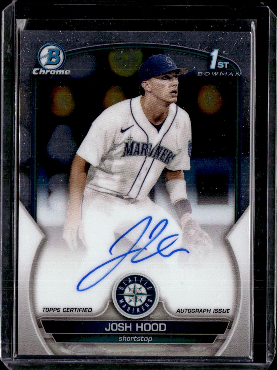 2023 Bowman #CPA-JHD Josh Hood Chrome Prospects Autographs