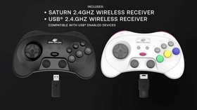 2.4GHz Wireless Pro Controller for Sega Saturn - RetroBit