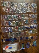 Rhinestones Round Painting Beads for Diamond Dots Accessories 70 Colors