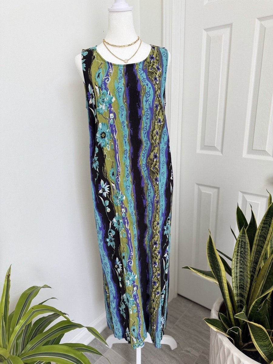 chinese dress ladies Honolulu Halter Tropical Print Maxi Dress in Black