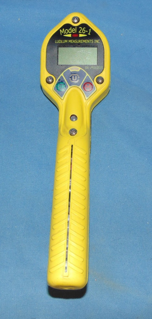 Ludlum Model 26-1 Integrated Frisker w/ Dose Shield Rugged GM Pancake Detector