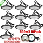 5-10 Pcs 500W UFO Led High Bay Light Factory Warehouse Commercial Led Shop Light