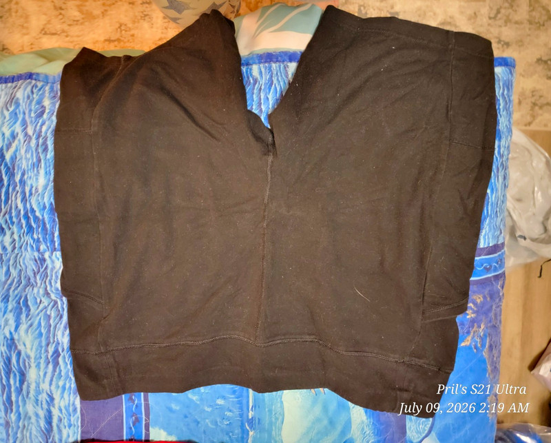 Women's Black Solid Stretchy Shorts Size 5XL