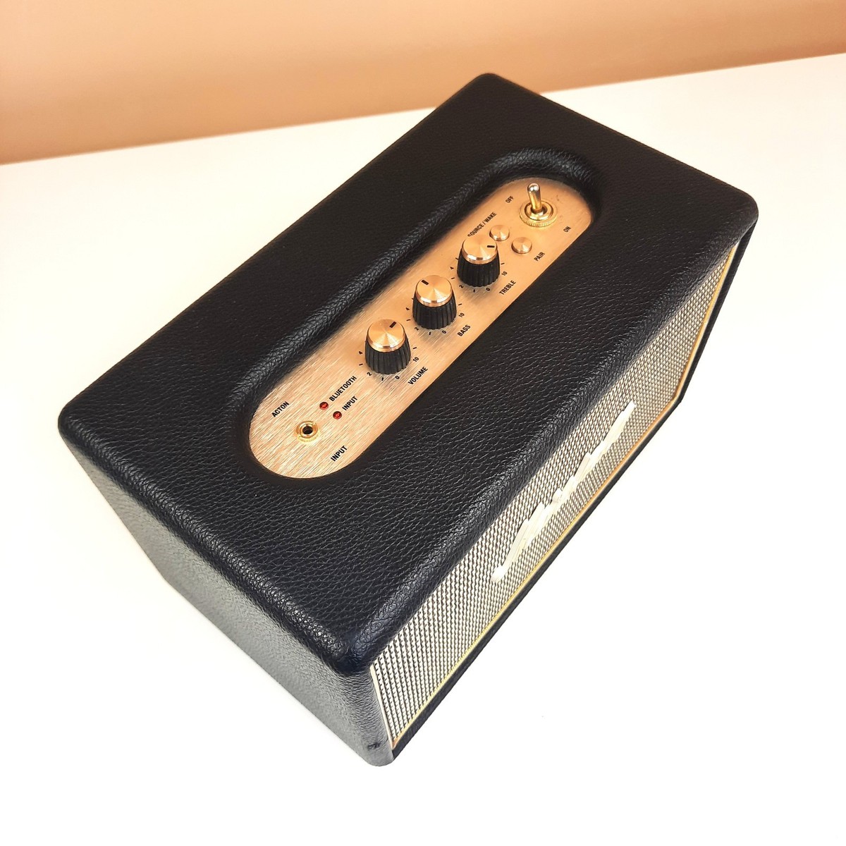 Marshall 初代ACTON Vintage Marshall Amplification Acton Bluetooth Speaker Black 2016