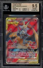 Pokemon Charizard & Braixen GX Cosmic Eclipse Full Art #212 BGS 9.5