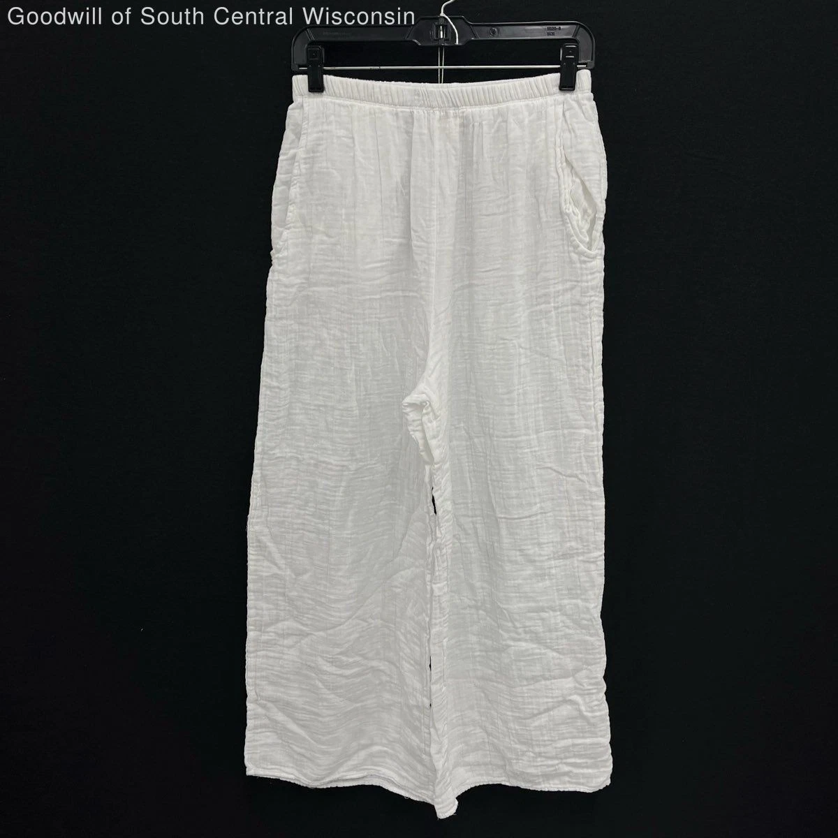 Wmns 9SEED Lounge Breathable Wide Leg 100% Cotton Pants Sz S