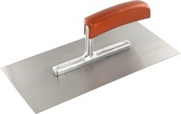 GläTtekelle Aus Edelstahl Mit Holzgriff 130 X 280 Mm