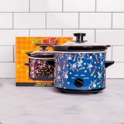 Uncanny Brands Dragon Ball Z 2 Quart Slow Cooker DBZ RARE 2021 NEW E1