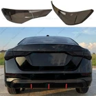 Smoked Black Tail Light Guard Decor Cover Trim Bezel For Nissan Sentra 2020-2025