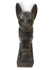 handcarved-egyptian-bastet-cat-goddess-statue-signed-black-stone-piece