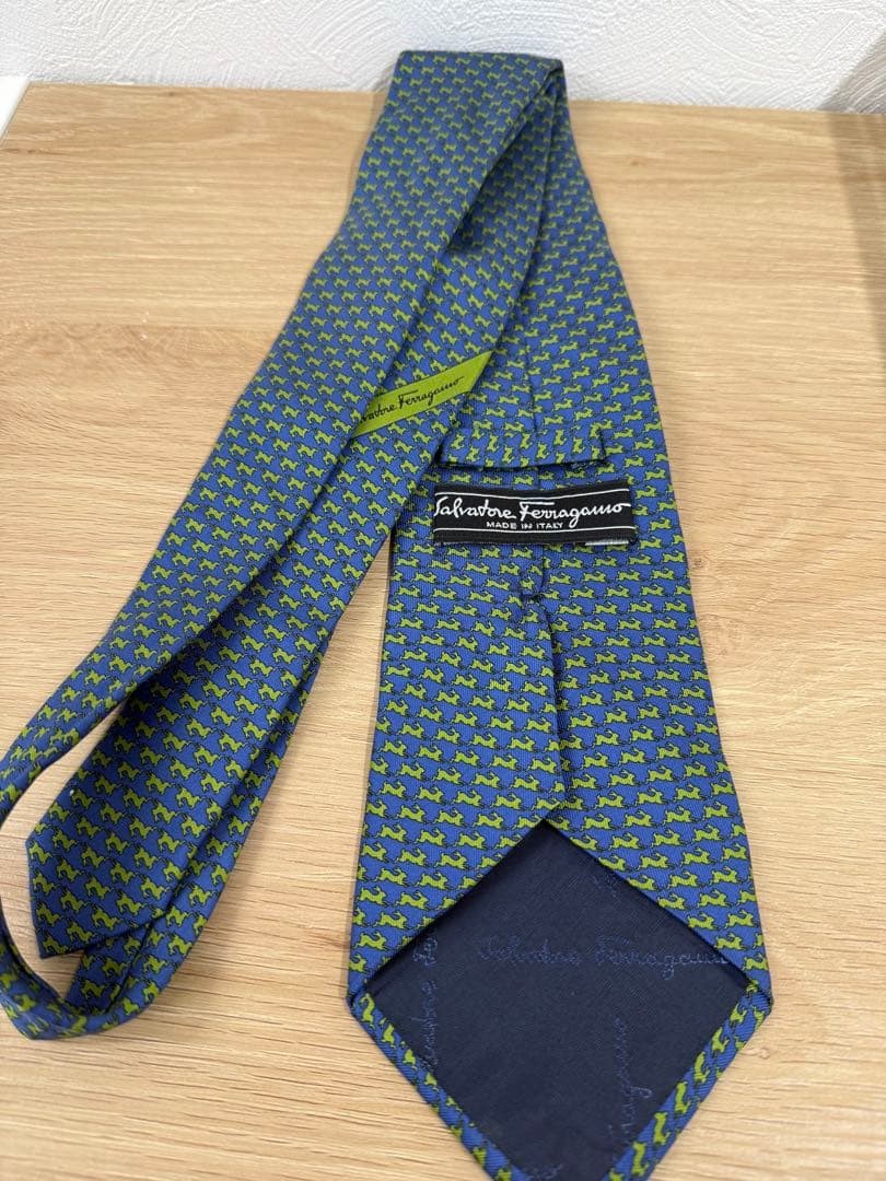 Lot of 5 Designer Ties: Ferragamo, Loewe, Bally, Valentino & More thumbnail 4