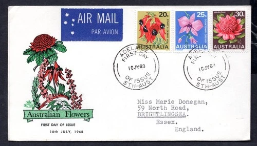 Australia - 1969 Flowers First Day Cover