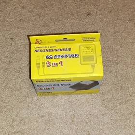 Nintendo Entertainment System NES Console w/ 3-in-1 AC Adapter NOT WORKING BROKE