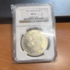 1921 Morgan Silver Dollar NGC MS62 Uncirculated Philadelphia $1 KM#110