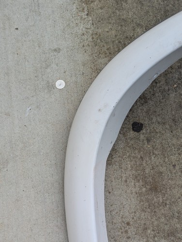 RARE 2000-2006 OEM Toyota Tundra Front Left Quarter Panel Fender Flare White LH - Picture 3 of 10